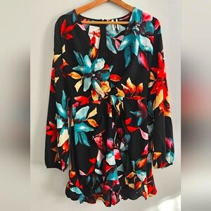 Boutique Ktoo Women's Floral Long Sleeve Romper